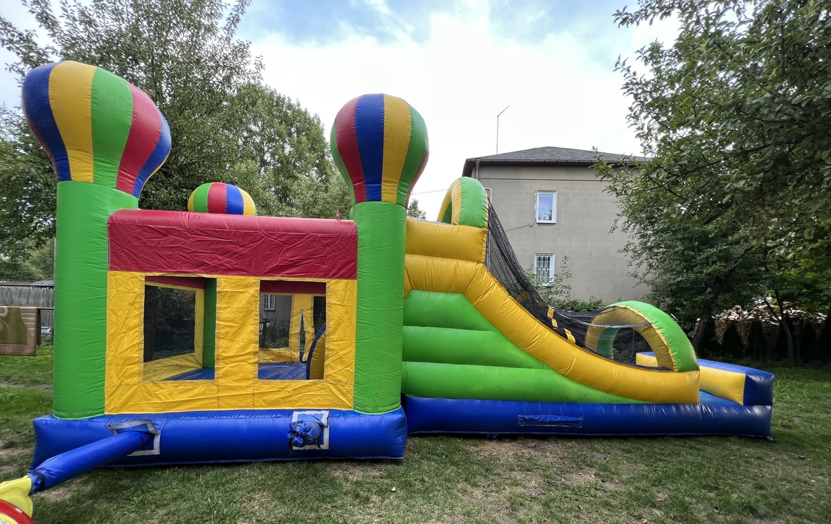 Dmuchana zjeżdżalnia Clown