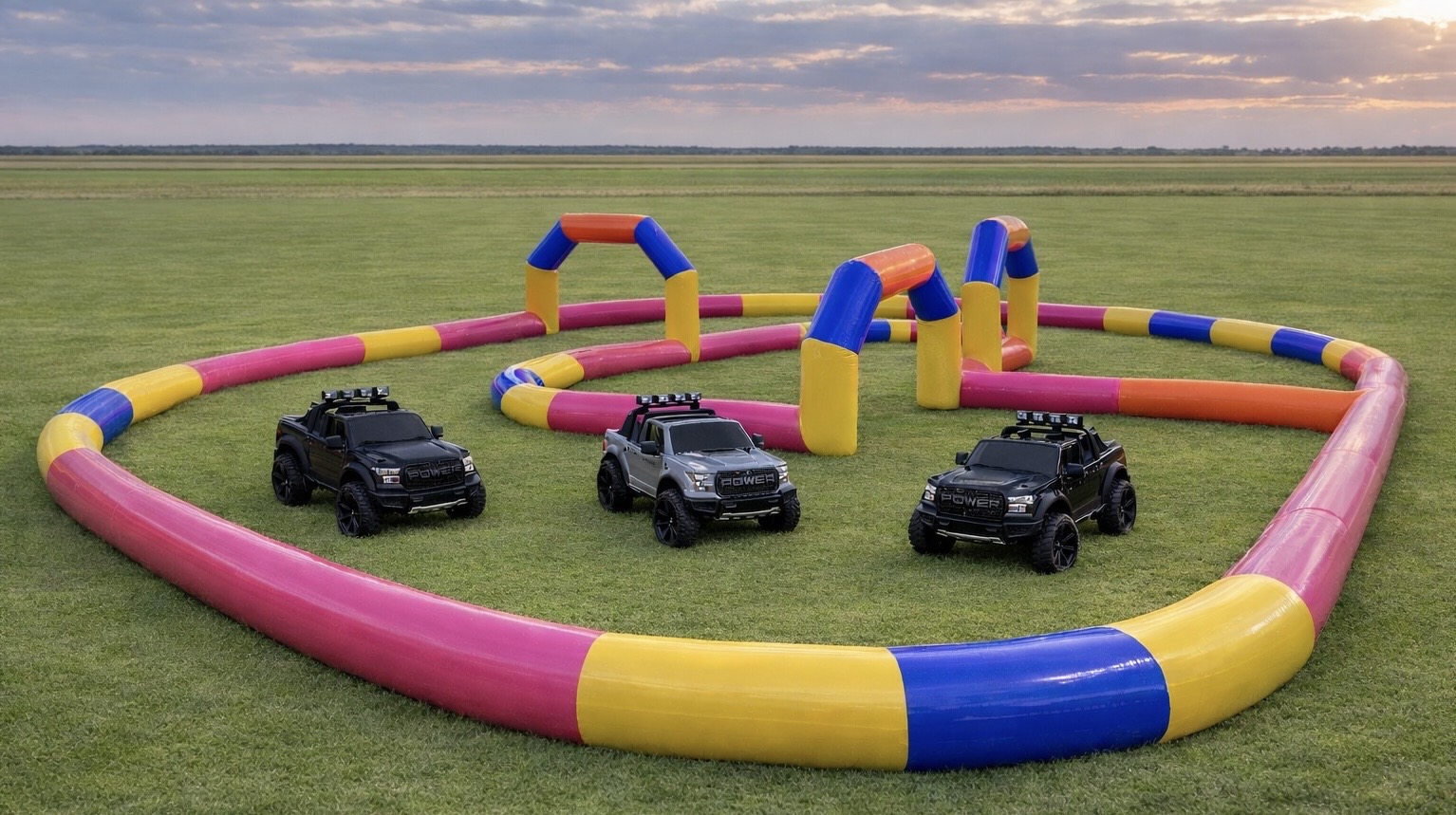 Autka elektryczne z torem